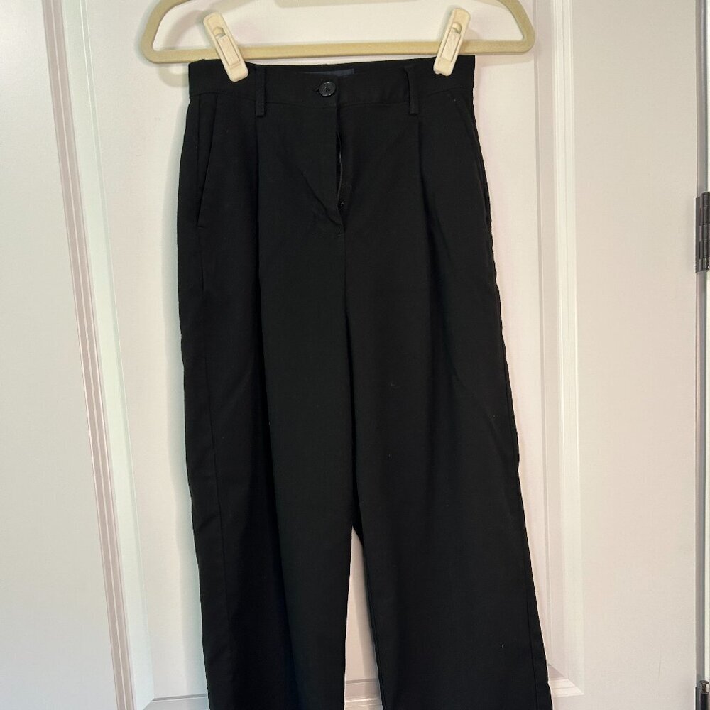 Aeropostale Black Wide Leg Trousers